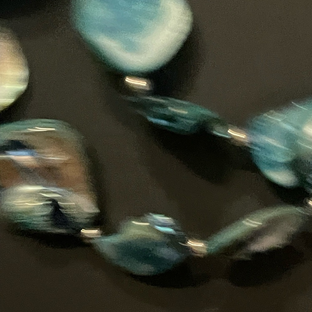 Charming Charlie Silver and Green Necklace Set - Picture 9 of 11